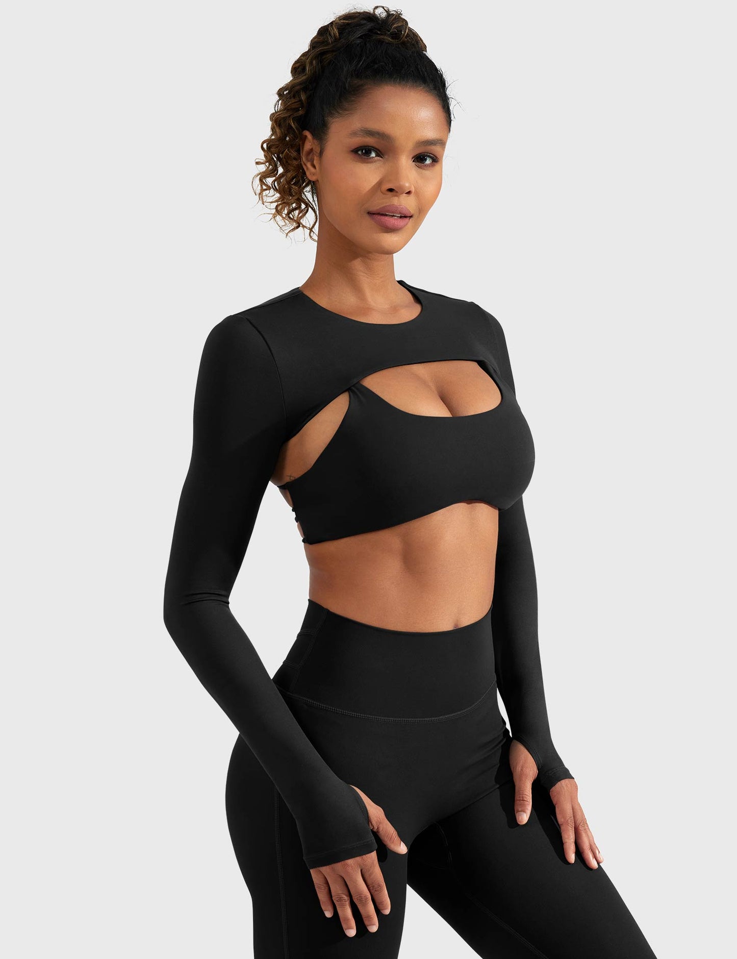 Yeoreo Crissy Long Sleeve Bolero Shrug