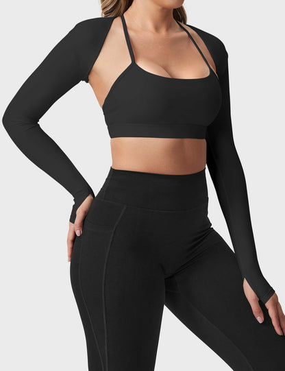 Vaeryn Mini Long Sleeve Bolero Shrug