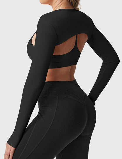 Vaeryn Mini Long Sleeve Bolero Shrug