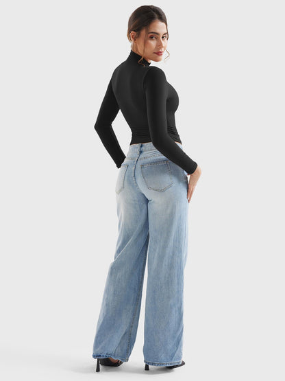 Vaeryn Sariah Turtle Neck Long Sleeves Shirts