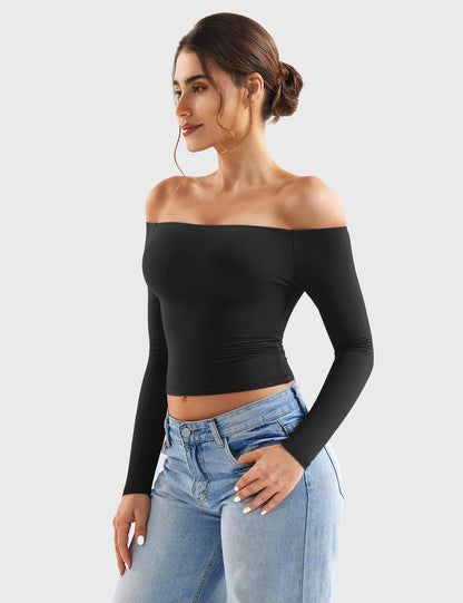 Vaeryn Luzlie Off Shoulder Top