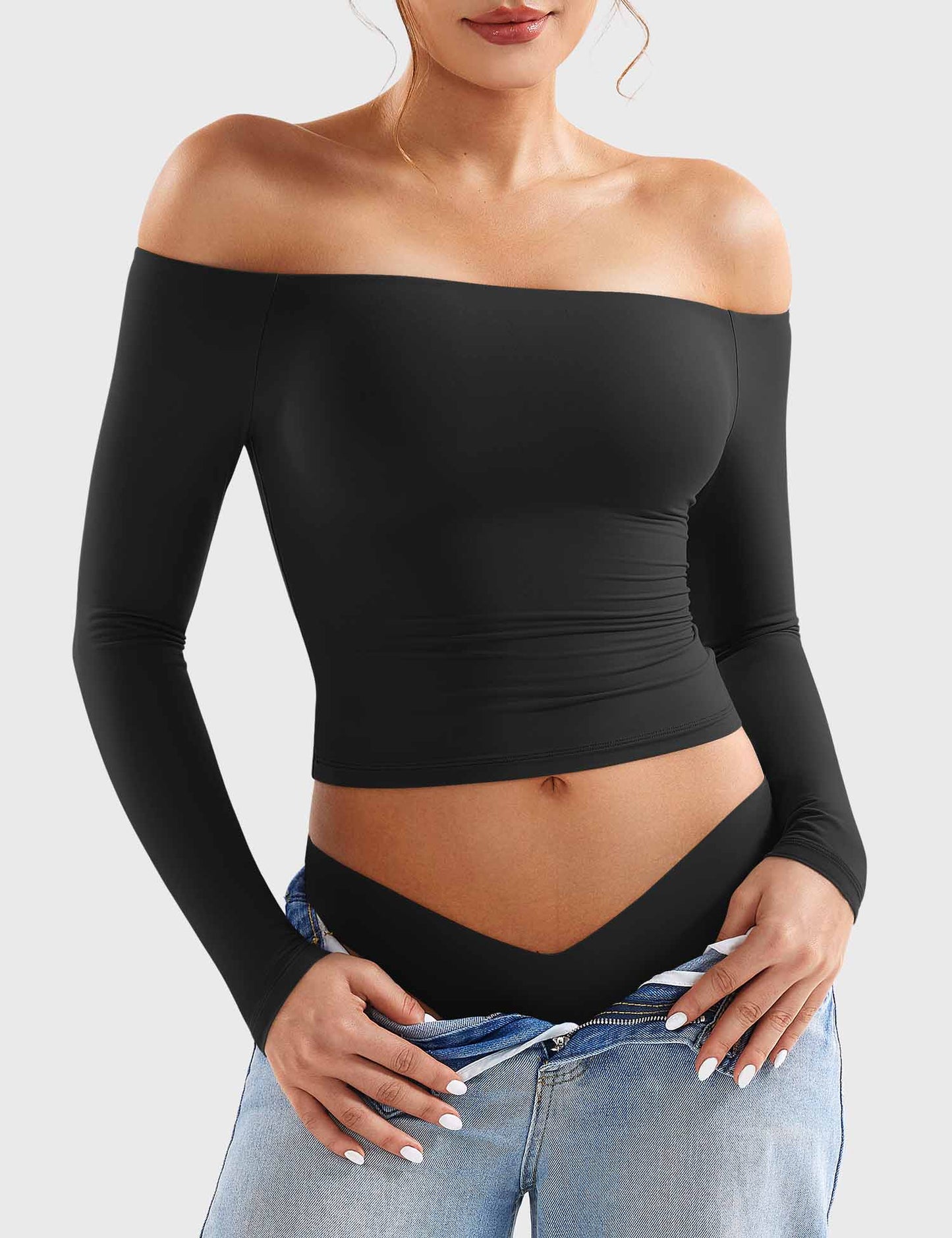Vaeryn Luzlie Off Shoulder Top