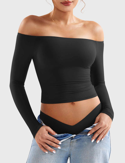 Vaeryn Luzlie Off Shoulder Top