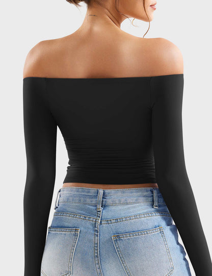 Vaeryn Luzlie Off Shoulder Top