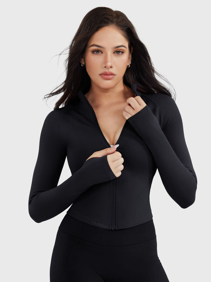 Vaeryn Seamless Zip Up Gym Jacket