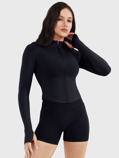 Vaeryn Seamless Zip Up Gym Jacket