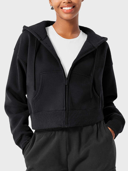 Vaeryn Katrine Zip Up Fleece Hoodies
