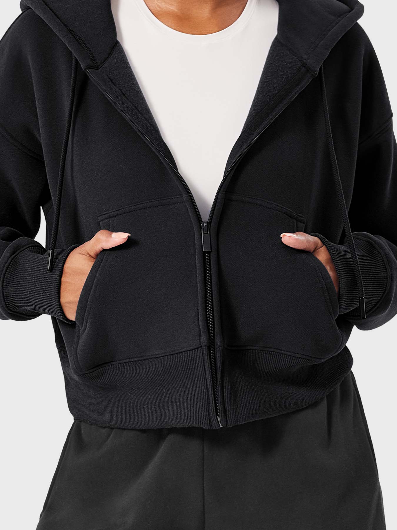 Vaeryn Katrine Zip Up Fleece Hoodies