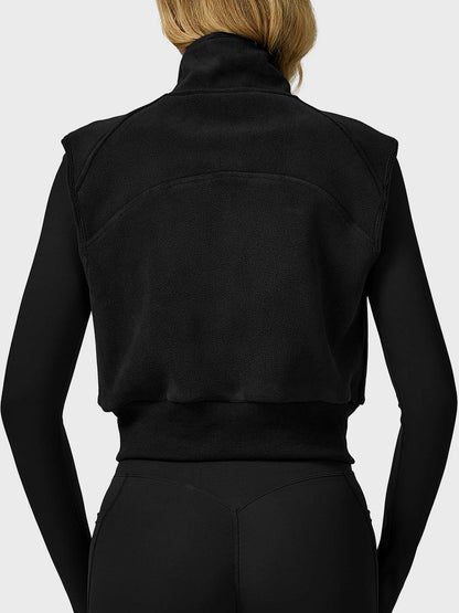 Yeoreo Eden Cropped Fleece Vest