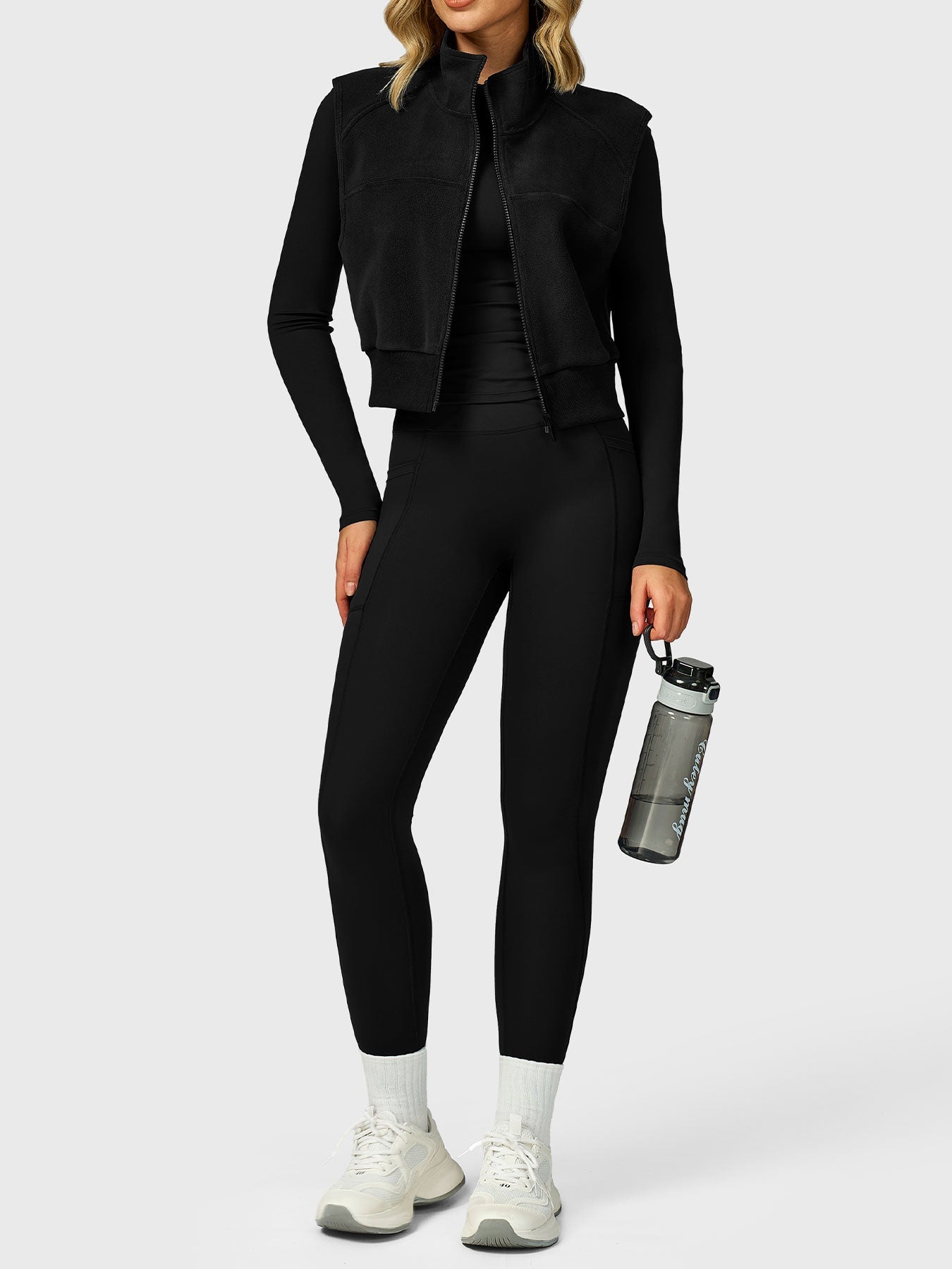 Yeoreo Eden Cropped Fleece Vest