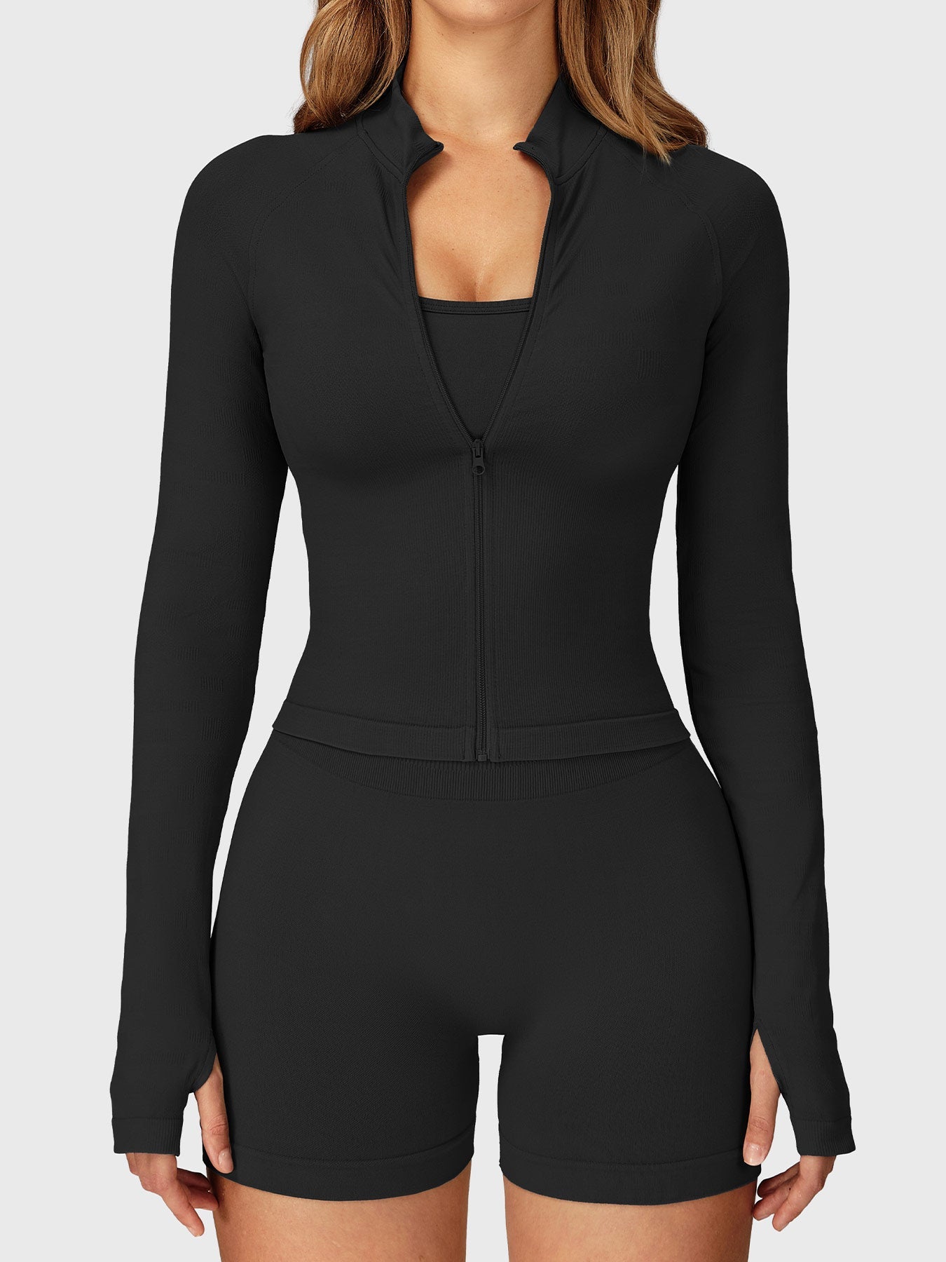 Yeoreo Alina Seamless Zip Up Jacket