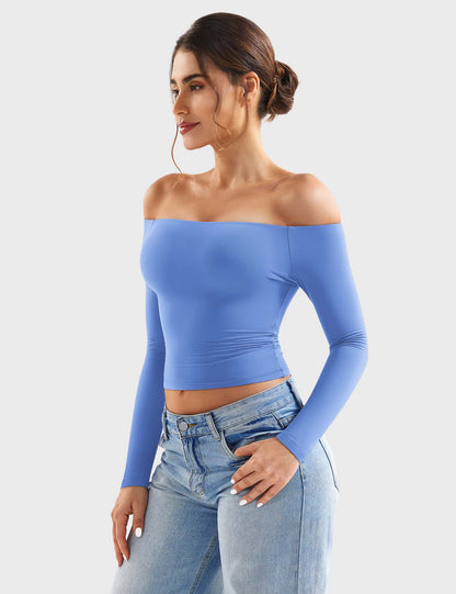 Vaeryn Luzlie Off Shoulder Top