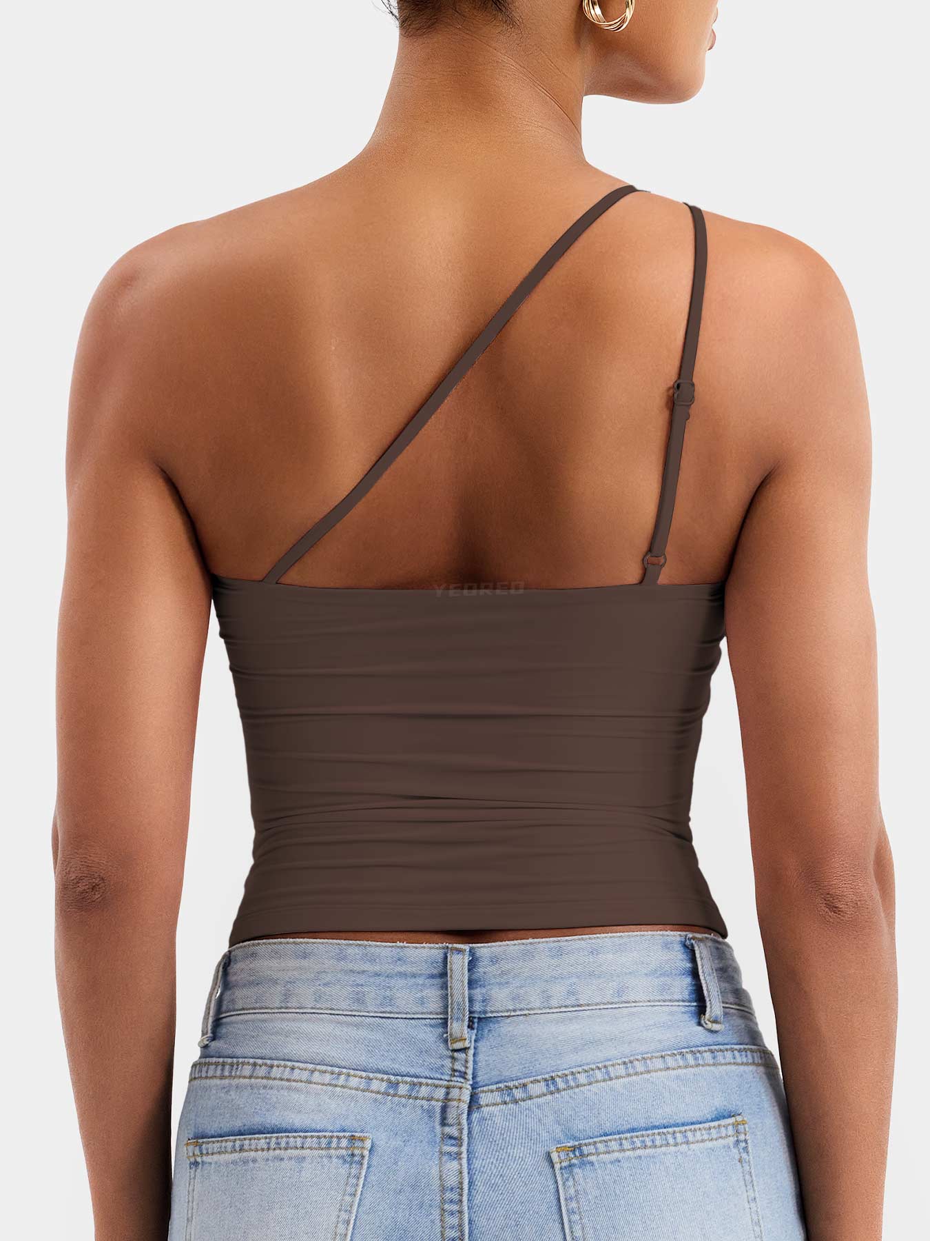 Yeoreo Fanciy One Shoulder Tank Top
