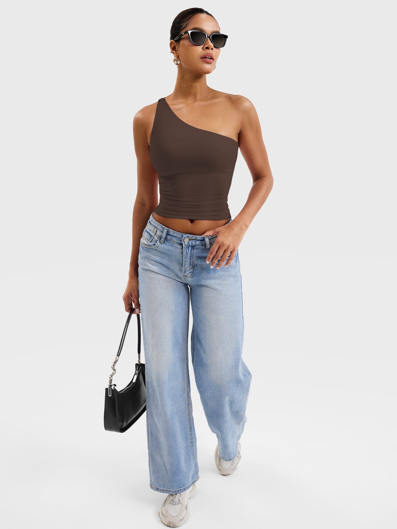 Yeoreo Fanciy One Shoulder Tank Top