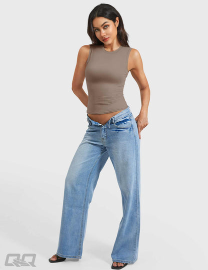 Vaeryn Sweeney Mock Neck Tank