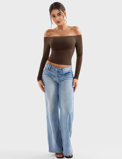 Vaeryn Luzlie Off Shoulder Top