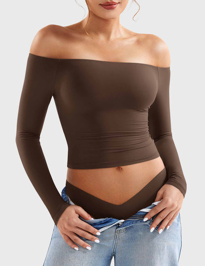 Vaeryn Luzlie Off Shoulder Top