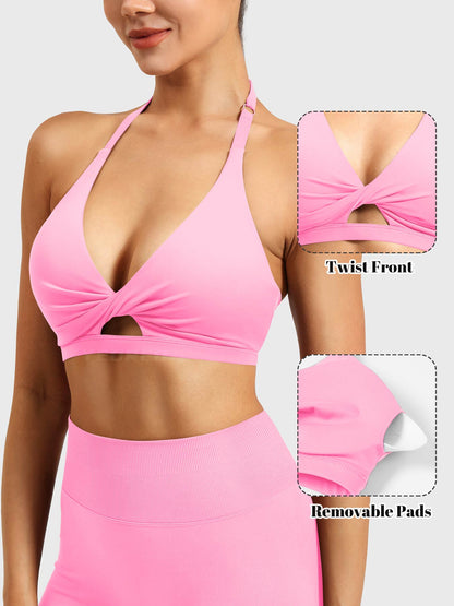 Vaeryn Micaela Twist Front Sports Bra