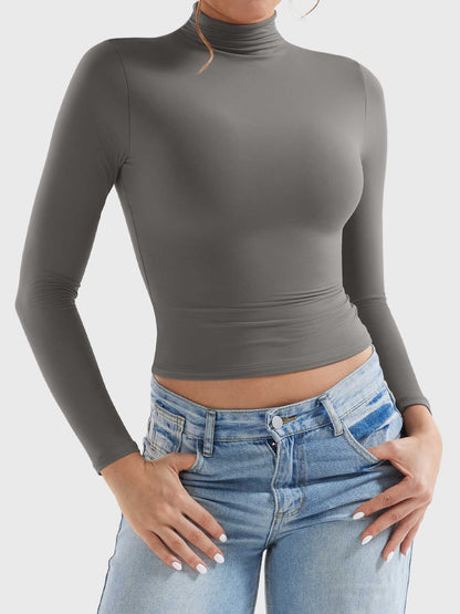 Vaeryn Sariah Turtle Neck Long Sleeves Shirts