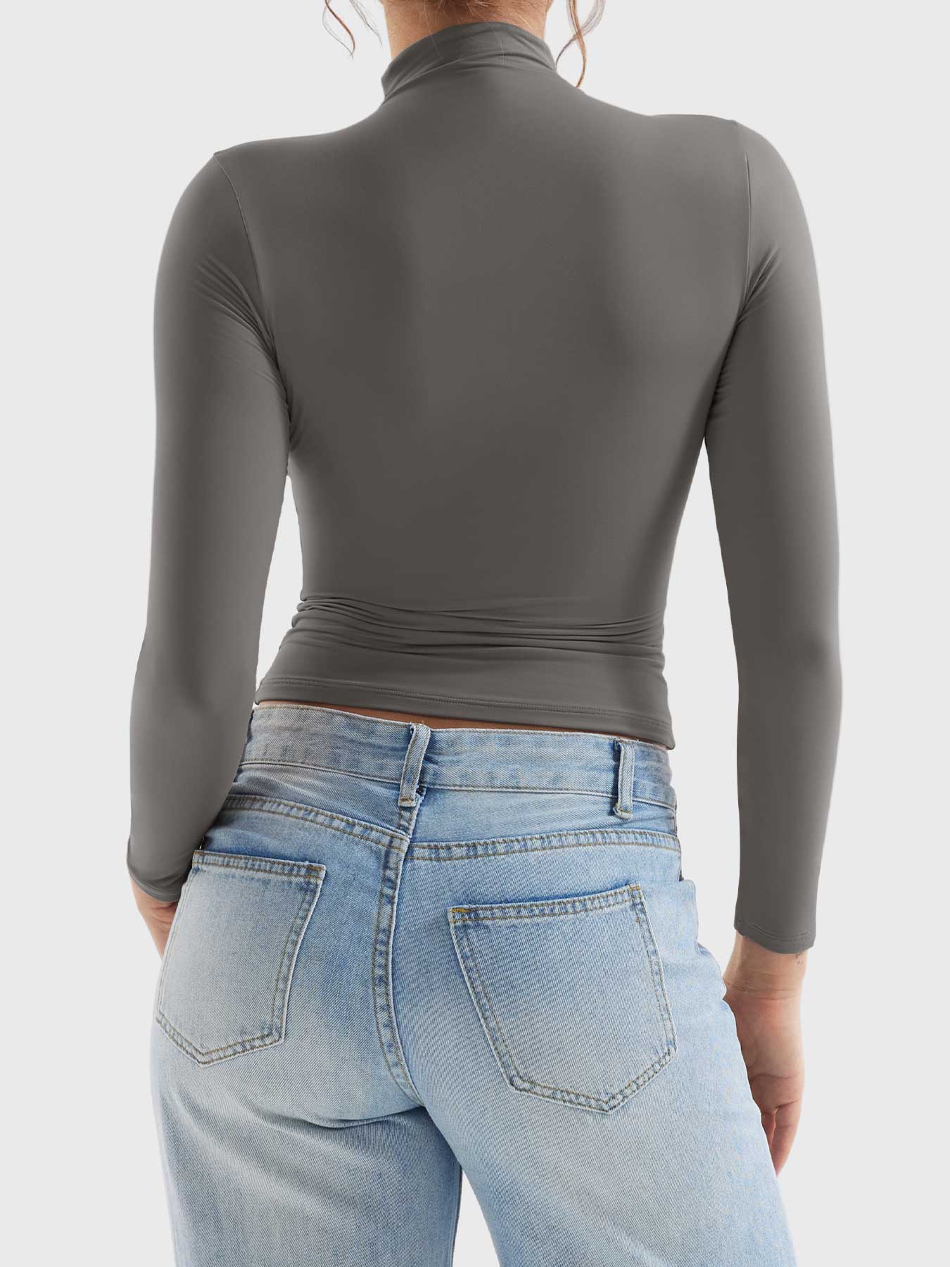 Vaeryn Sariah Turtle Neck Long Sleeves Shirts