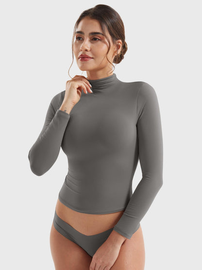Vaeryn Sariah Turtle Neck Long Sleeves Shirts