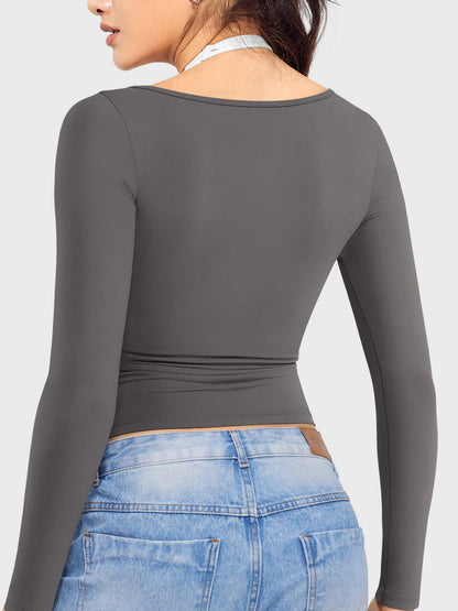 Yeoreo Arleney Square Neck Long Sleeve