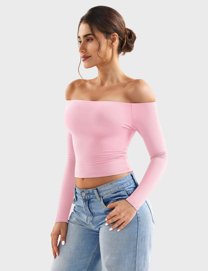 Vaeryn Luzlie Off Shoulder Top