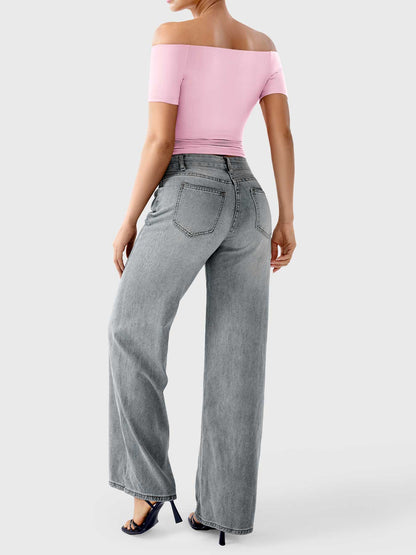 Vaeryn Luzlie Off Shoulder Short Sleeves