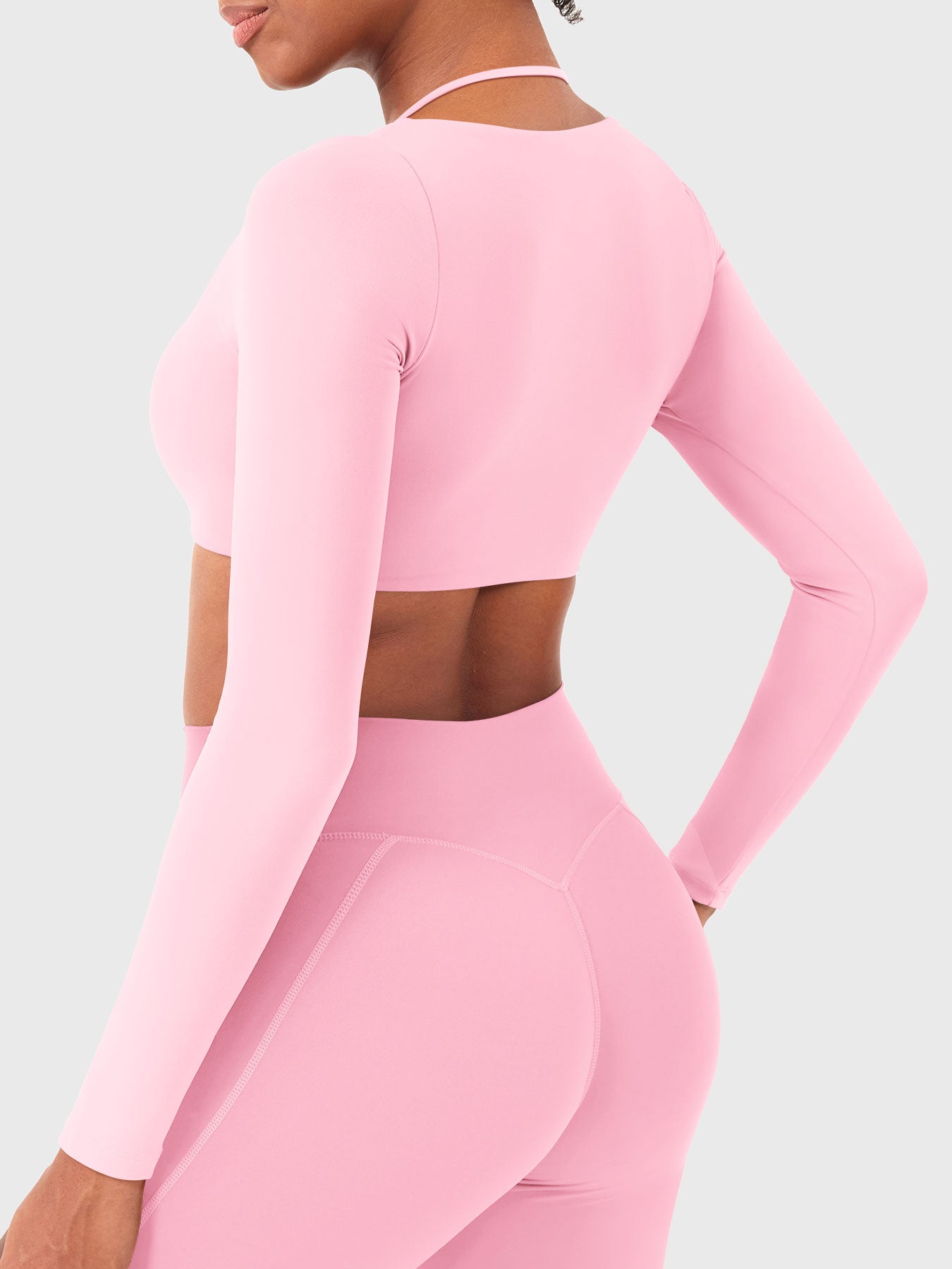 Vaeryn Violie Long Sleeve Crop Top