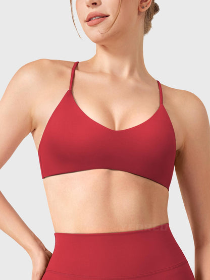 Vaeryn Zaahira V-Neck Adjustable Sports Bra