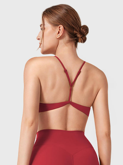 Vaeryn Zaahira V-Neck Adjustable Sports Bra