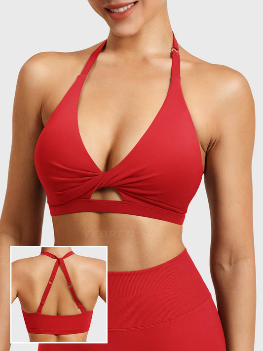 Vaeryn Micaela Twist Front Sports Bra