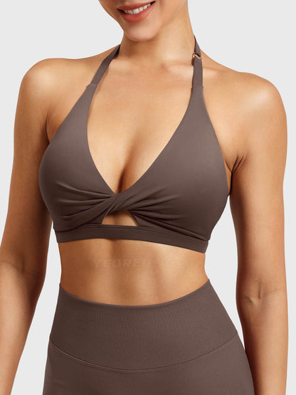 Vaeryn Micaela Twist Front Sports Bra