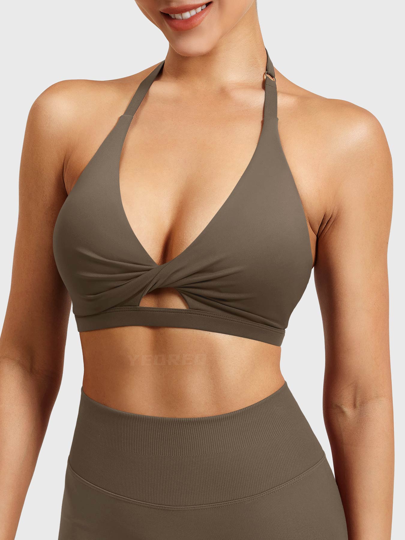 Vaeryn Micaela Twist Front Sports Bra