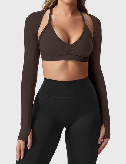 Vaeryn Mini Long Sleeve Bolero Shrug