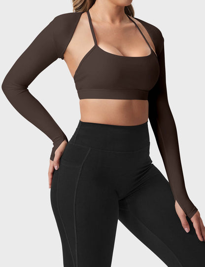 Vaeryn Mini Long Sleeve Bolero Shrug