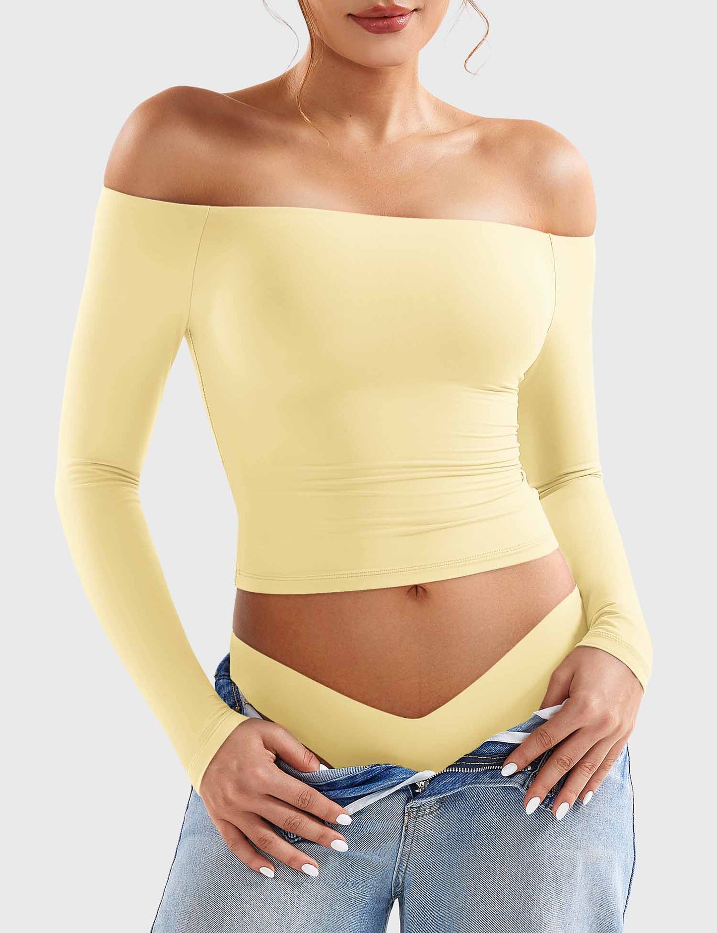 Vaeryn Luzlie Off Shoulder Top
