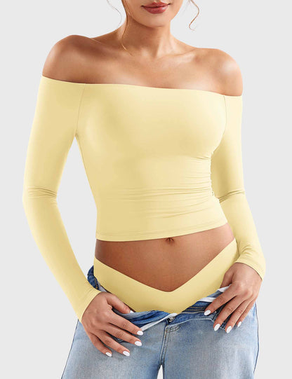 Vaeryn Luzlie Off Shoulder Top