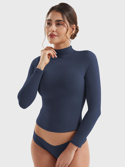 Vaeryn Sariah Turtle Neck Long Sleeves Shirts
