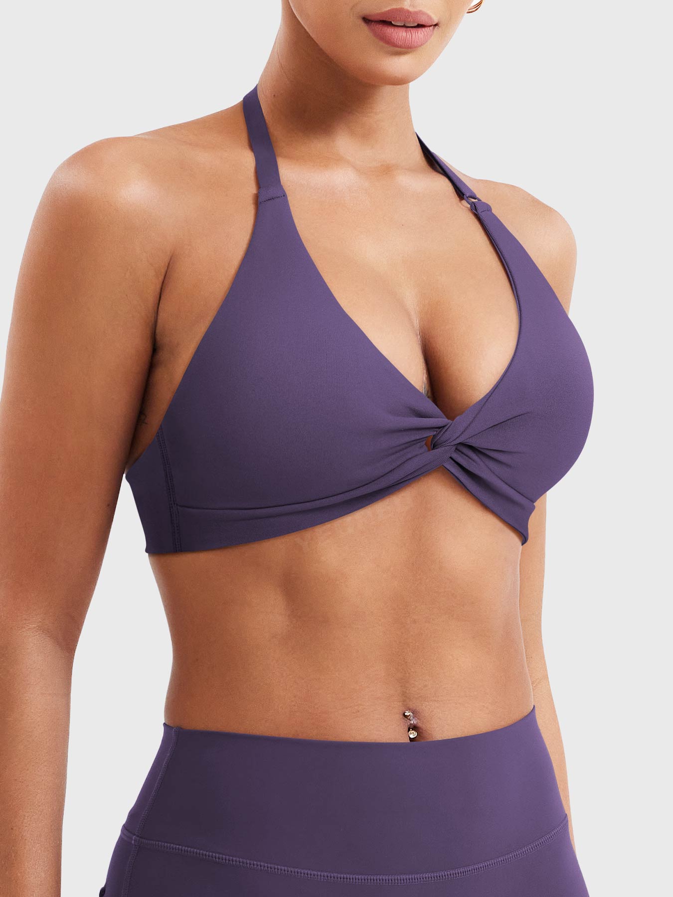Vaeryn Melisy Halter Sports Bra