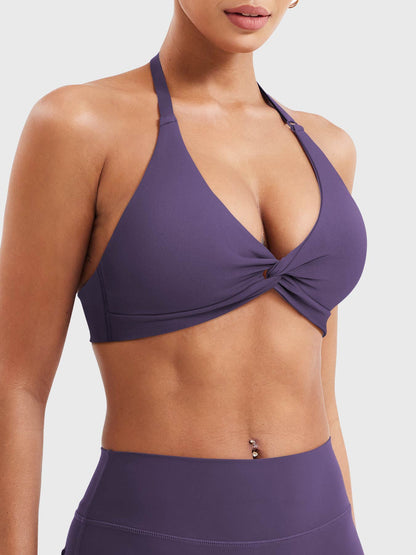 Vaeryn Melisy Halter Sports Bra