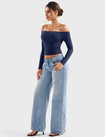 Vaeryn Luzlie Off Shoulder Top