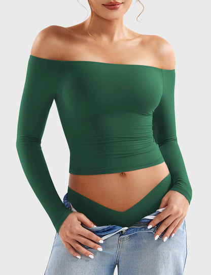 Vaeryn Luzlie Off Shoulder Top