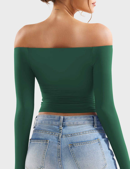 Vaeryn Luzlie Off Shoulder Top