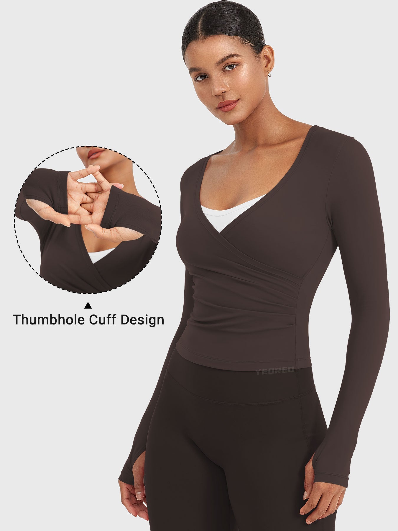 Vaeryn Minniy V Neck Long Sleeve Top