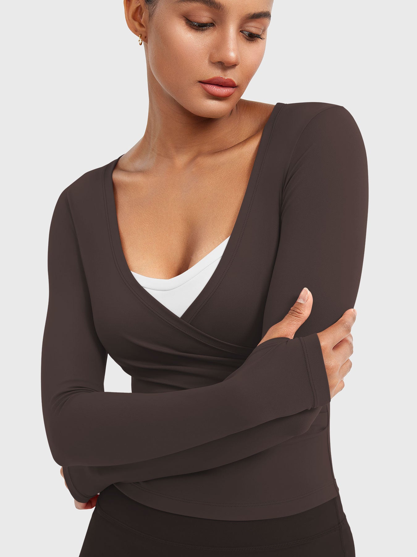Vaeryn Minniy V Neck Long Sleeve Top
