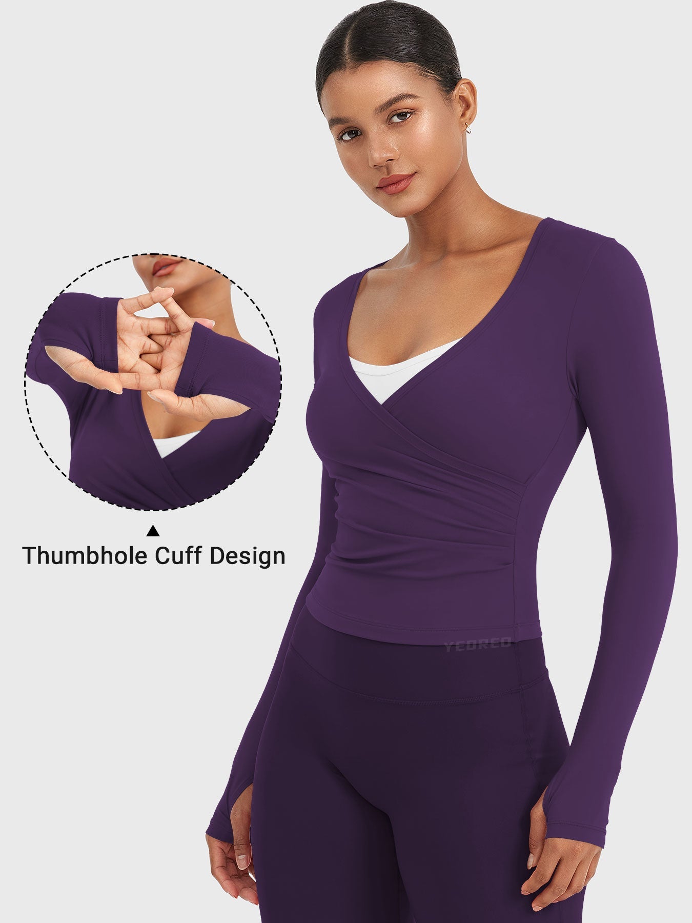 Vaeryn Minniy V Neck Long Sleeve Top