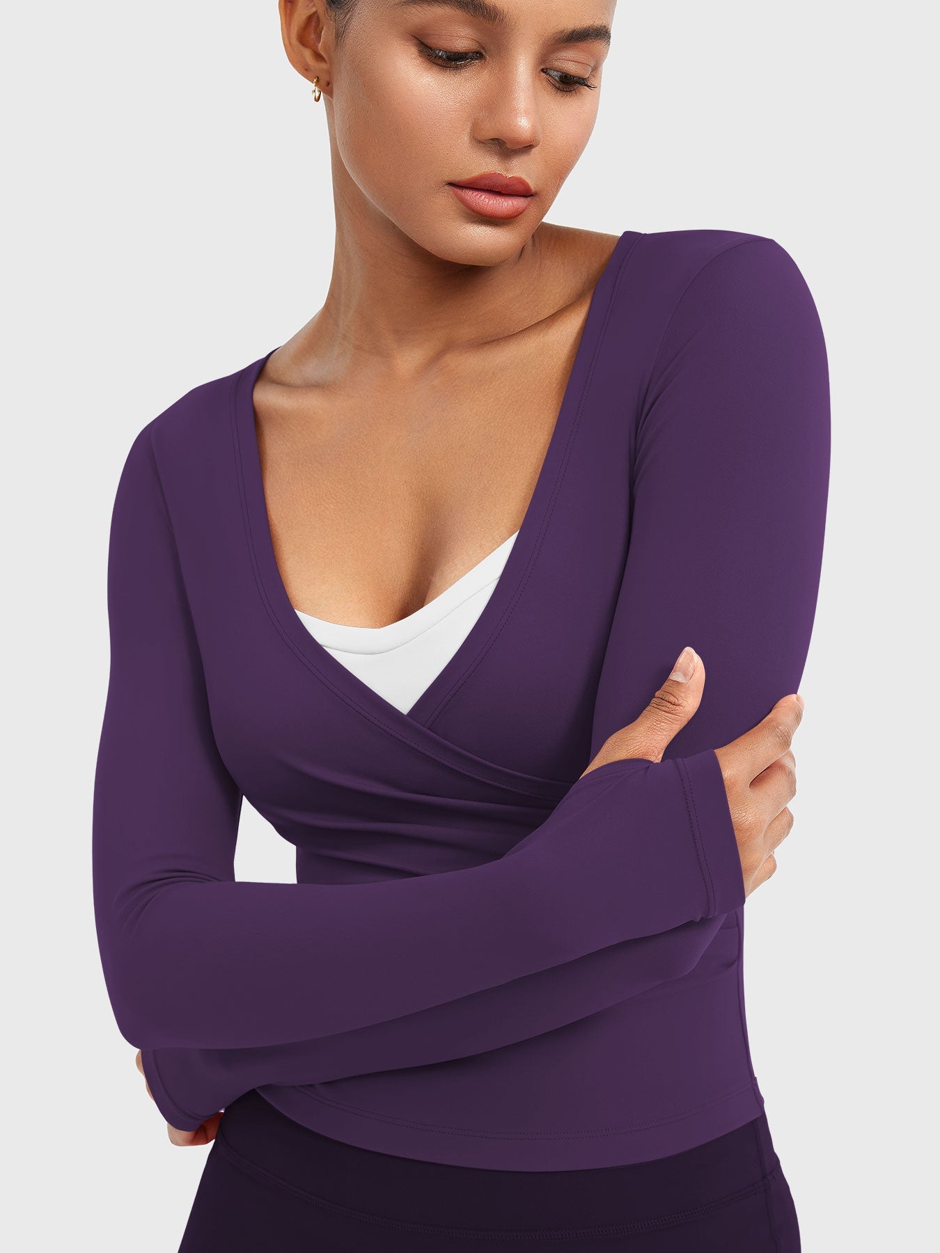 Vaeryn Minniy V Neck Long Sleeve Top