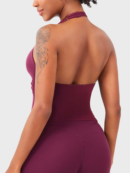 Yeoreo Elevine V Neck Halter Tank