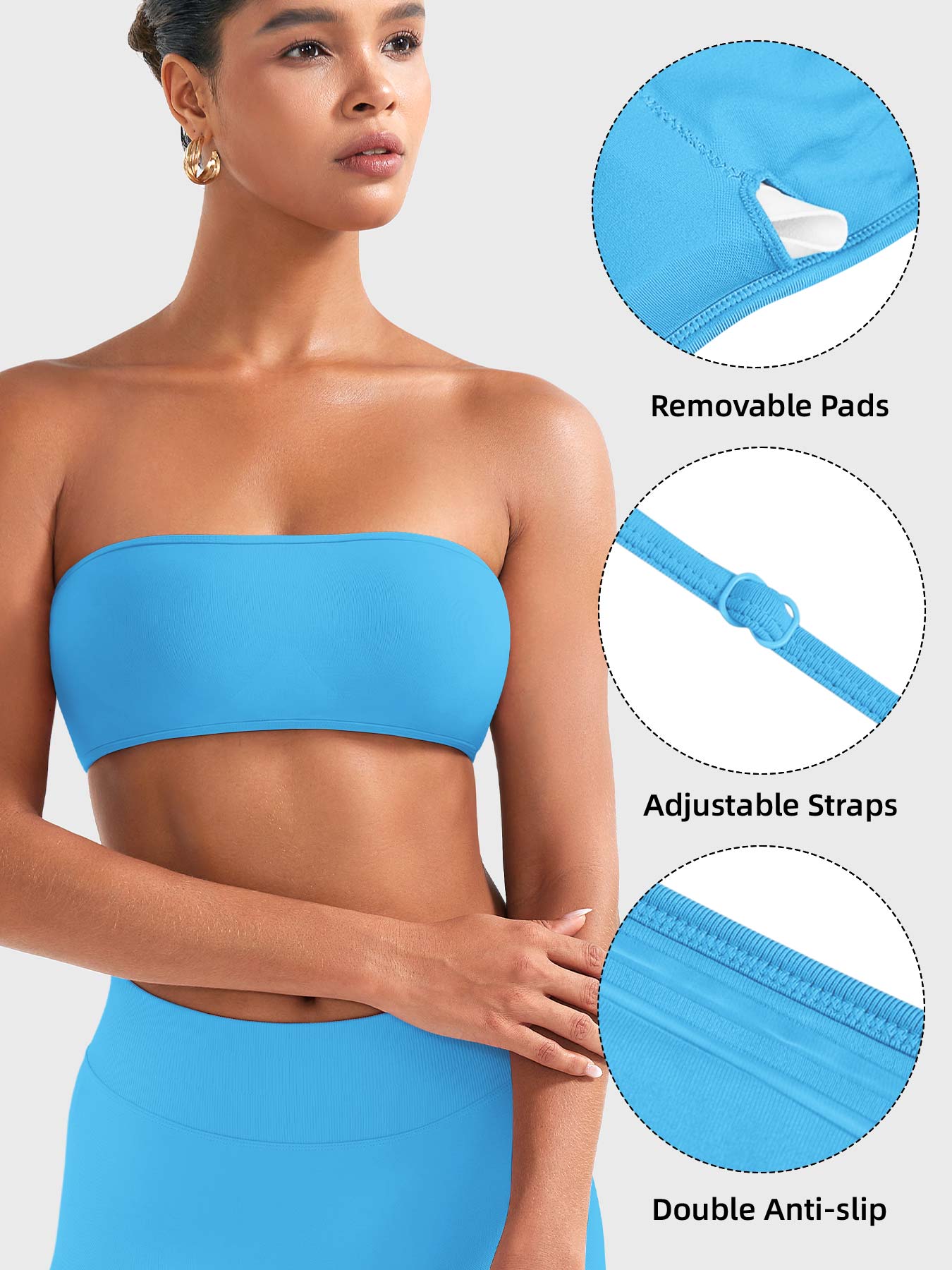 Yeoreo Alvna SoftHue Bandeau Sports Bra